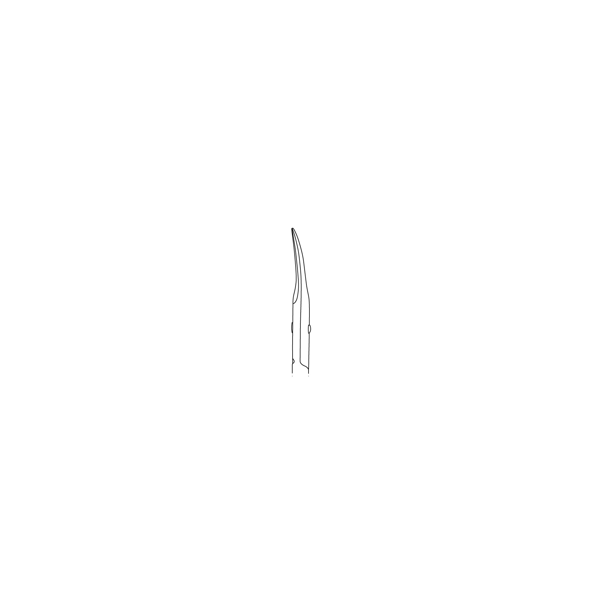 Ciseaux à cuticules - Longueur : 9 cm - Ruck