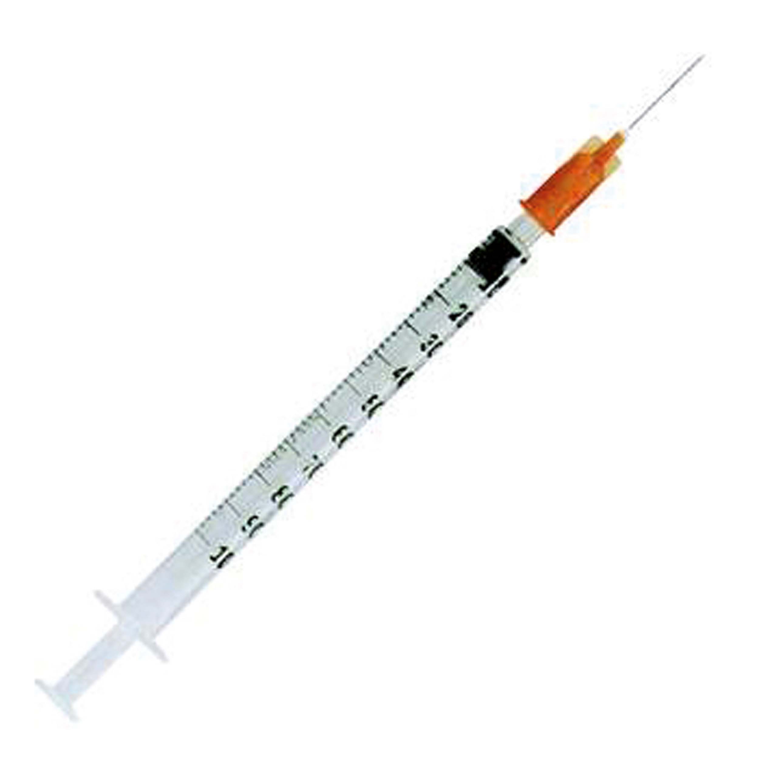 Seringue insuline 1 ml 29G x1/2 40 UI en boîte de 100 seringues