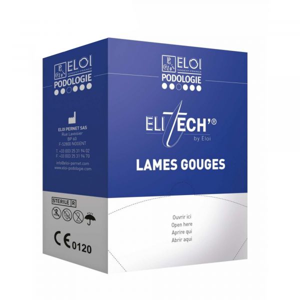 Boîte de 500 lames de gouges N°3 - Elitech by Eloi