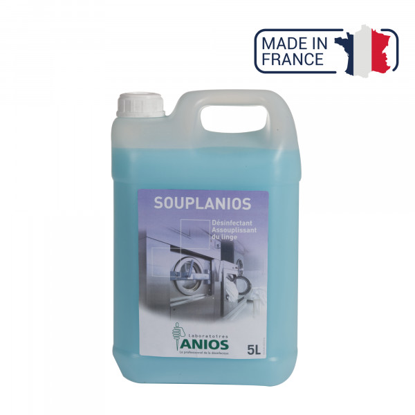 Souplanios - Assouplissant désinfectant du linge - Bidon 5 L - Anios