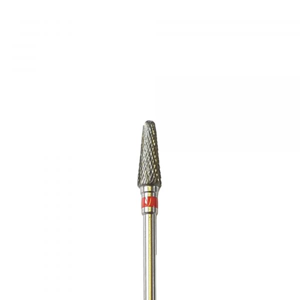 Fraise E5620 Carbure de tungstène - Abrasion et finition des ongles fins - Denture croisée fine - 4,5 mm