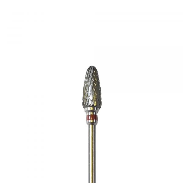 Fraise E5453 Carbure de tungstène - Abrasion des ongles normaux à épais - Denture croisée intermédiaire - 6,0 mm