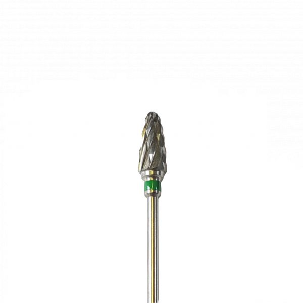 Fraise E5450 Carbure de tungstène - Abrasion des ongles épais - Denture croisée grosse - 6 mm