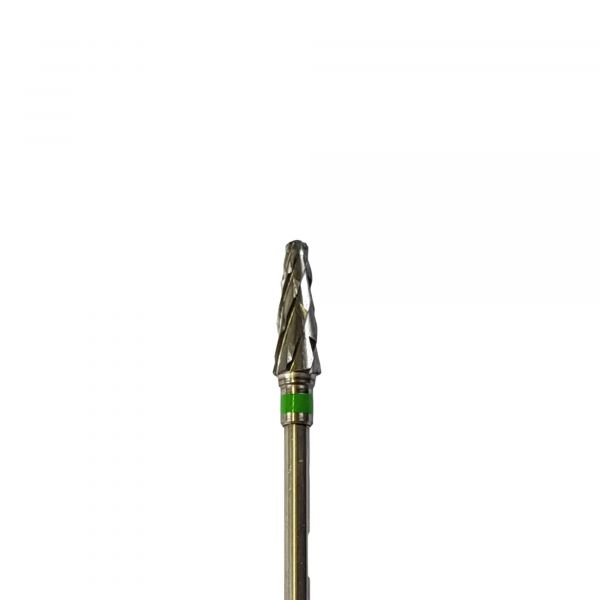 Fraise E5650 Carbure de tungstène - Abrasion des ongles épais - Denture croisée grosse - 4,5 mm