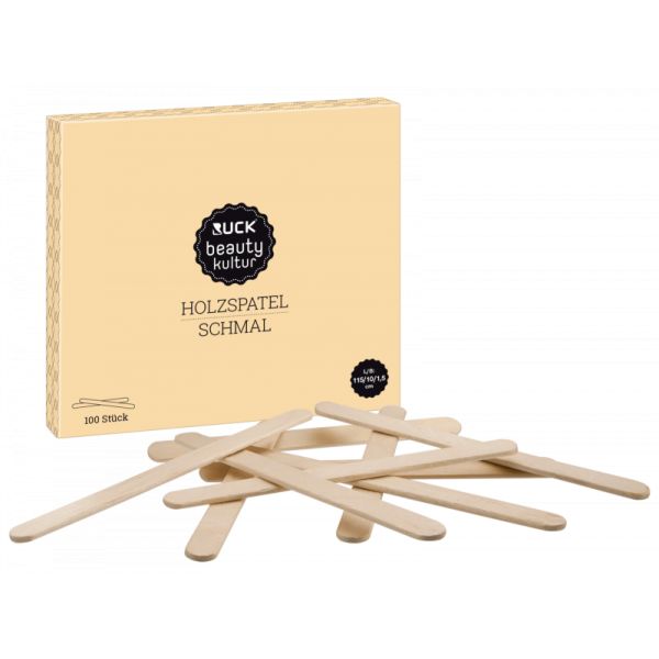 100 spatules en bois jetable pour l'application des crèmes - Ruck