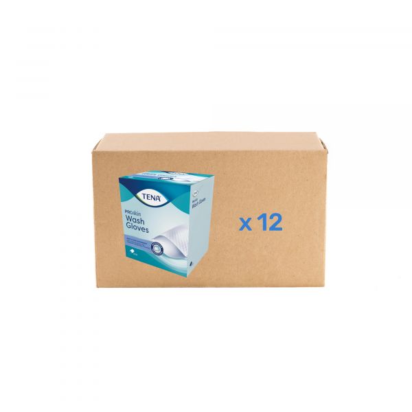 Gant de Toilette Tena Wash Gloves Proskin - Soft & Strong - carton 12x50U - Tena