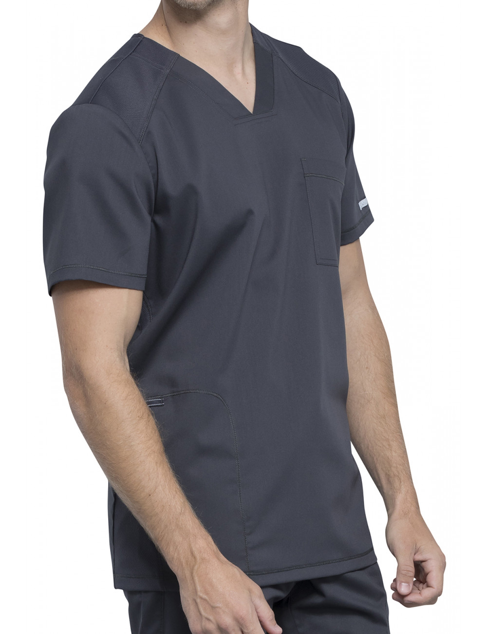 Anglet - Tunique médicale - Col V - Manches courtes - Homme - 72 cm - Cherokee