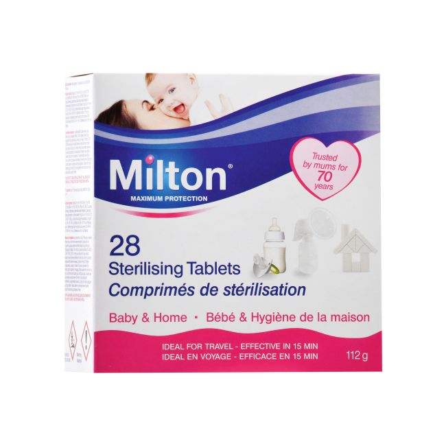 Comprimés de Stérilisation Milton X28 - RIVADIS