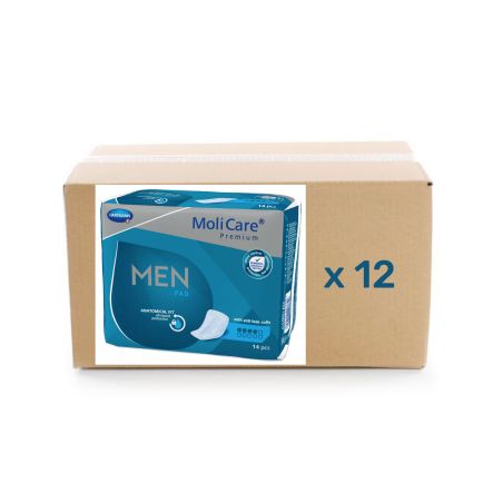Protège slip Molicare Premium Men Pad 4 gouttes - carton 12x14U - Hartmann
