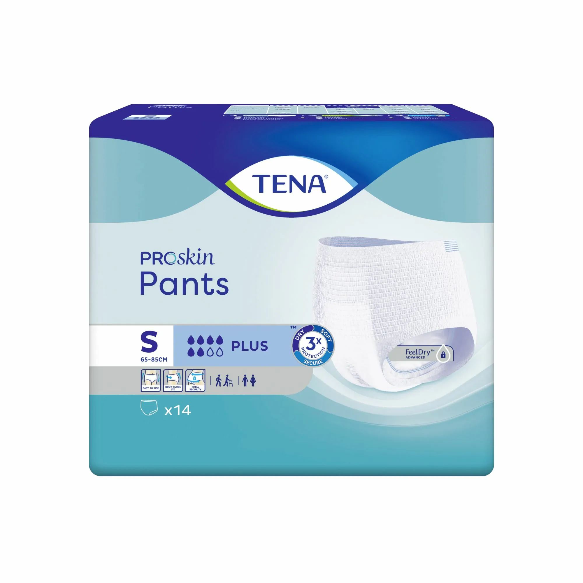 TENA Men Premium Fit Sous-Vêtement de Protection Niveau 4 Taille M 12 unités