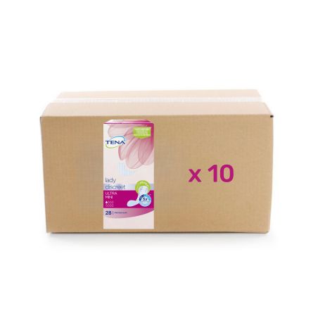 Protection Lady Discreet Ultra Mini - 1 goutte - carton 10x28U - Tena