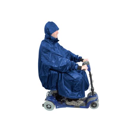 Poncho Scooter Bleu