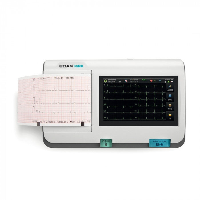 Électrocardiographe 3 Pistes Tactile SE-301 - EDAN