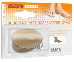 Coussin de protection ovale pour hallux valgus - 2 pièces - Ruck