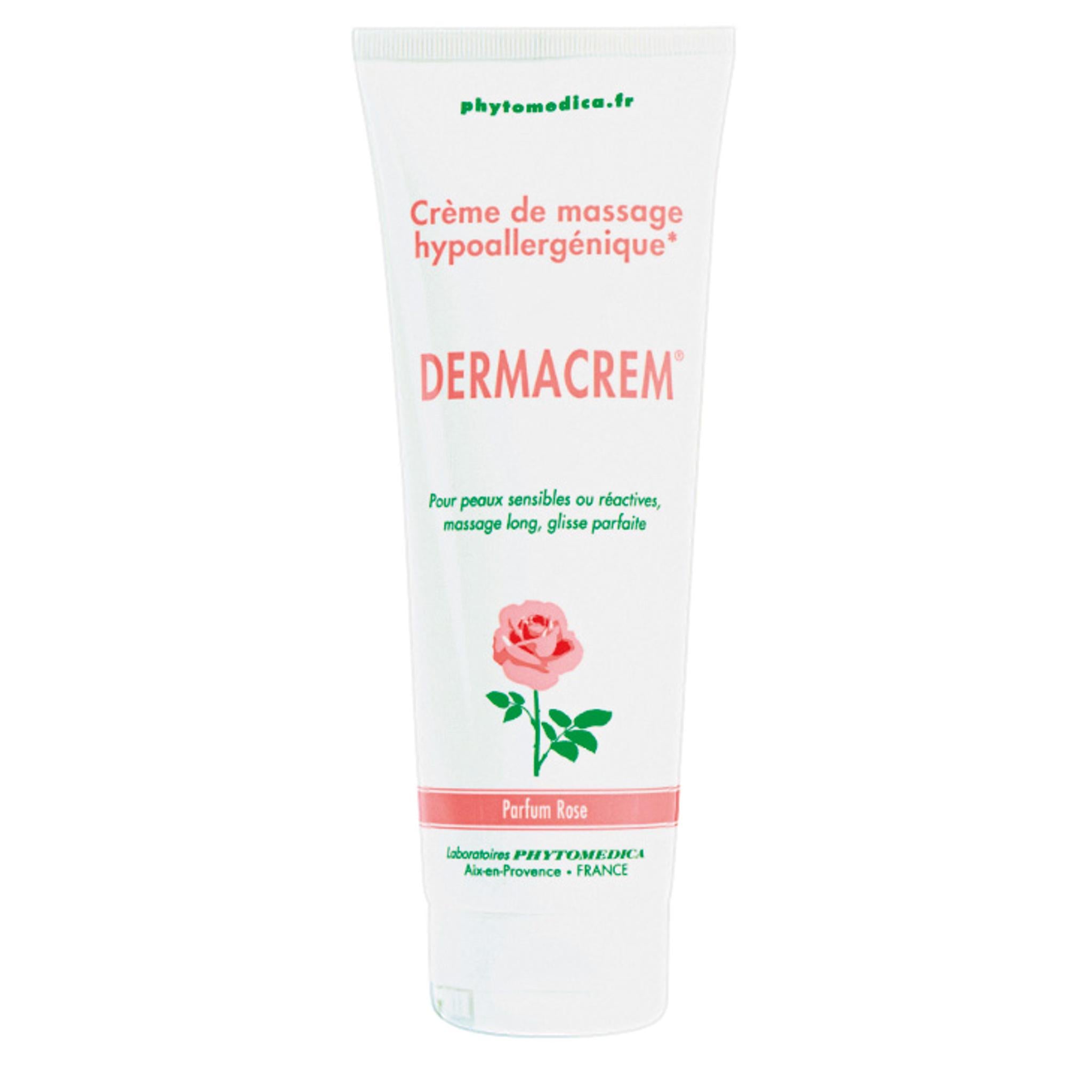 Crème de massage - Parfum Rose - Dermacrem - Phytomedica