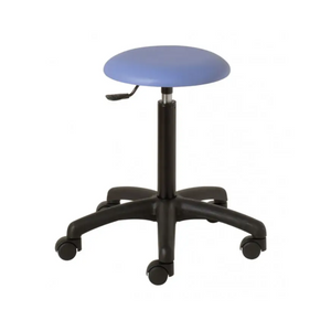 Tabouret ergonomique PRISCA - Pied ABS noir - Equipé de 5 roulettes