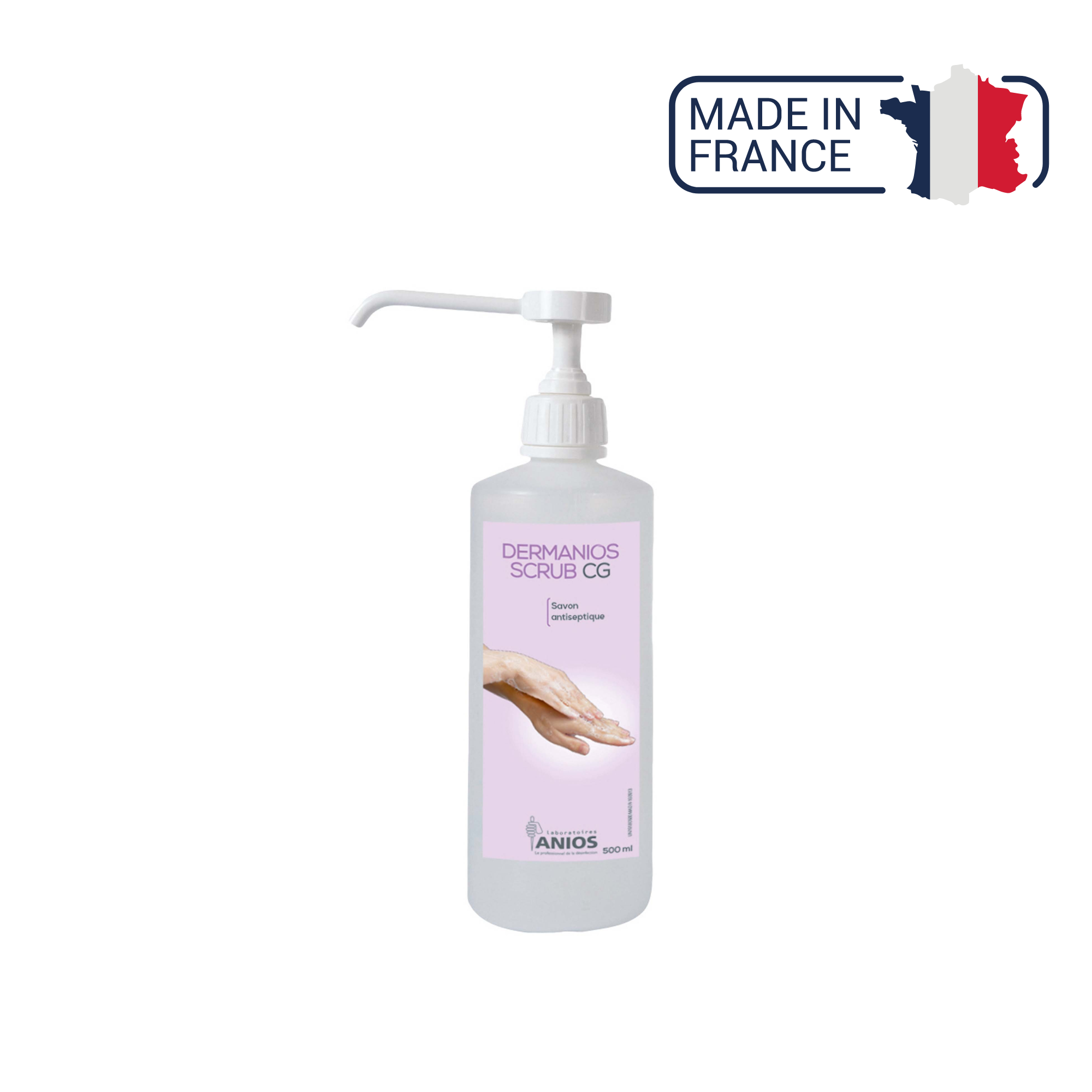 Dermanios Scrub CG savon antiseptique (Différentes tailles) - ANIOS