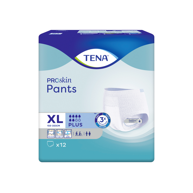 Tena Pants Proskin - Plus - 6 gouttes - 6 tailles - Tena