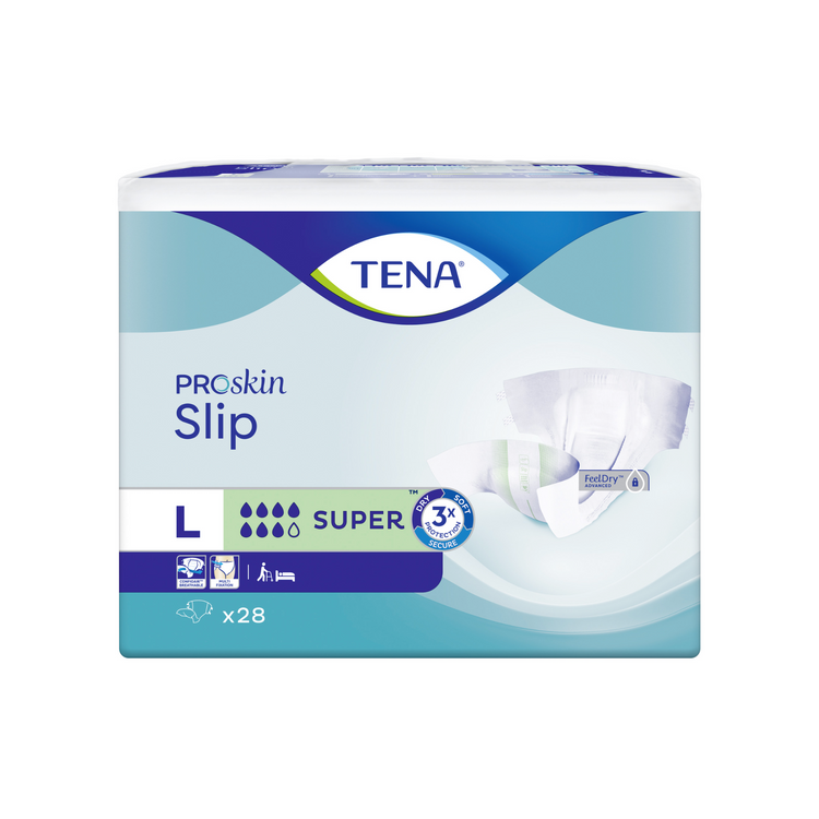 Tena Slip Proskin Super - 7 gouttes - 4 tailles - Tena