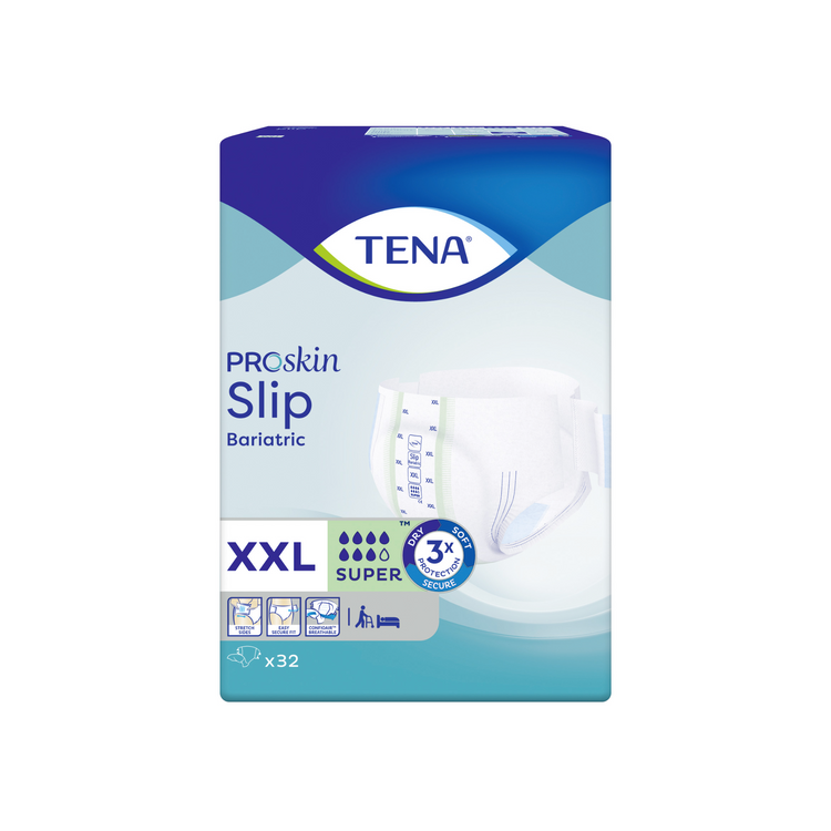 Tena Slip Bariatric Proskin Super - 7 gouttes - 2 tailles - Tena