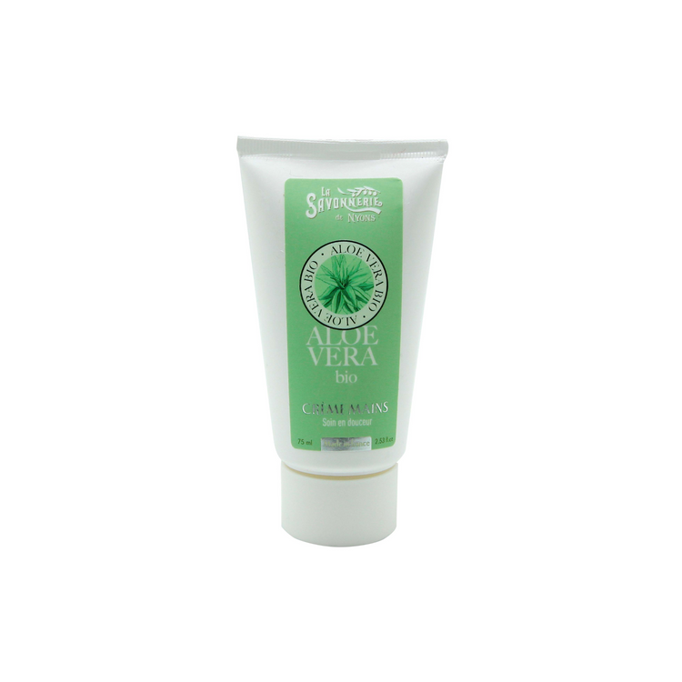 Crème Mains Au Lait D'aloe Vera BIO - 75 ml - La savonnerie de Nyons