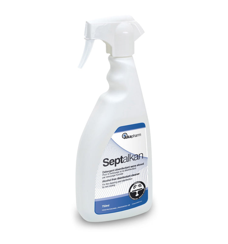 Septalkan - Désinfection des surfaces - Flacon spray - 750 ml - Alkapharm