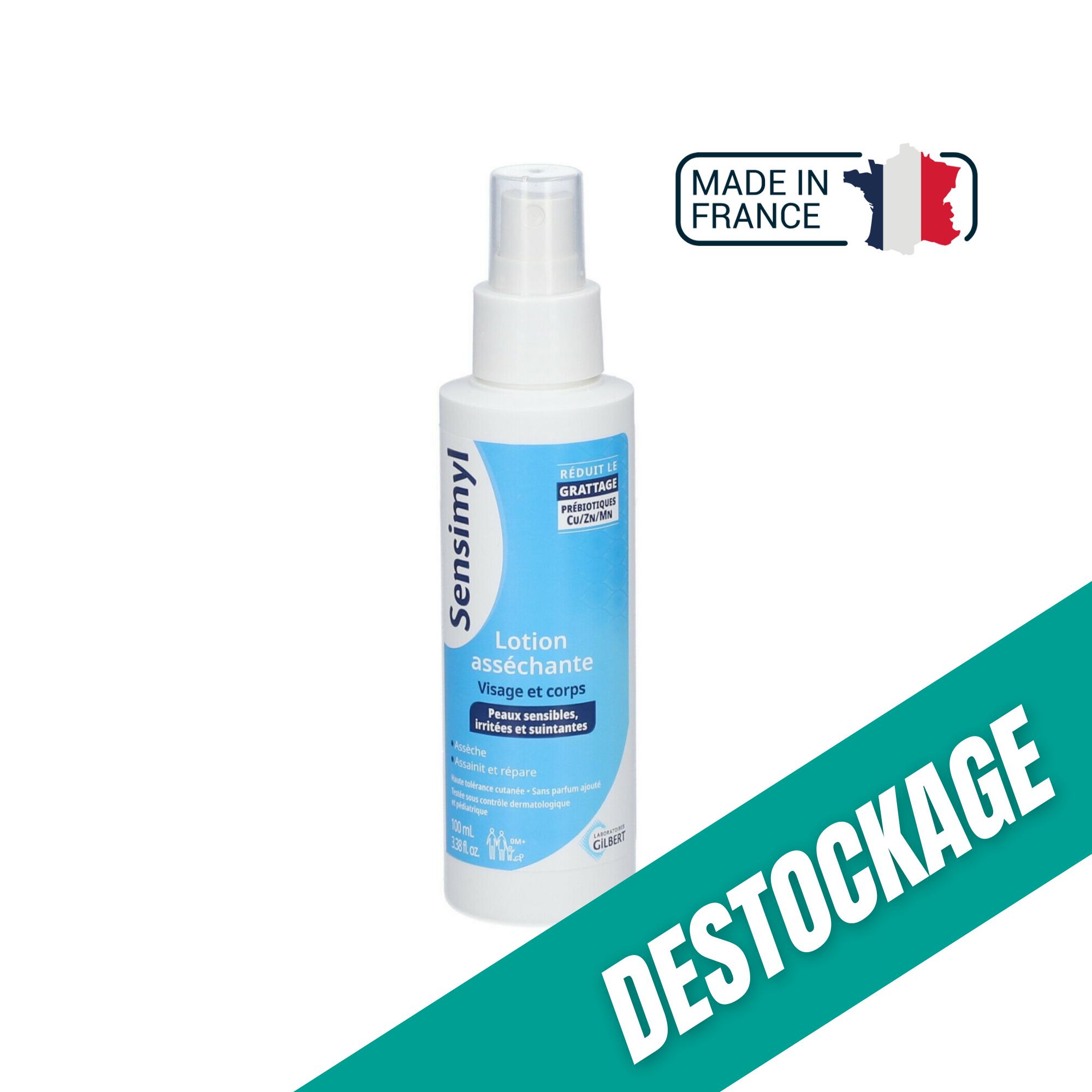 Lotion asséchante - 100ml - SENSIMYL // Destockage